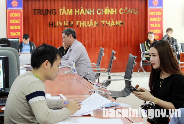 Chuyển biến tích cực trong triển khai dịch vụ công trực tuyến tại Thuận Thành